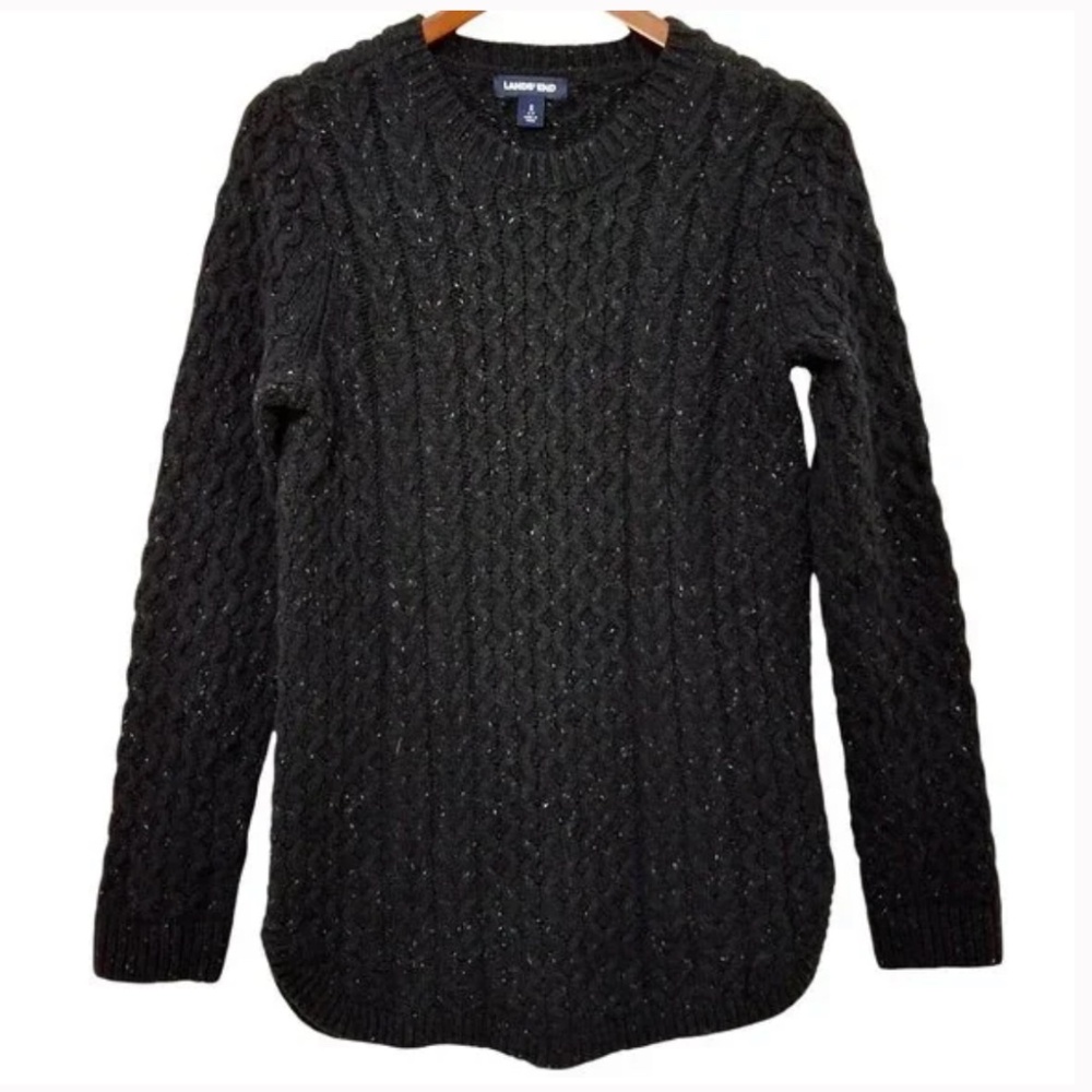 Wool blend Cable Knit Sweater